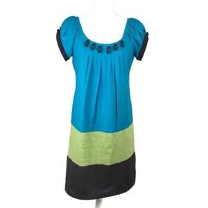 Dressbarn‎ Size 8 Linen Short Sleeve Dress